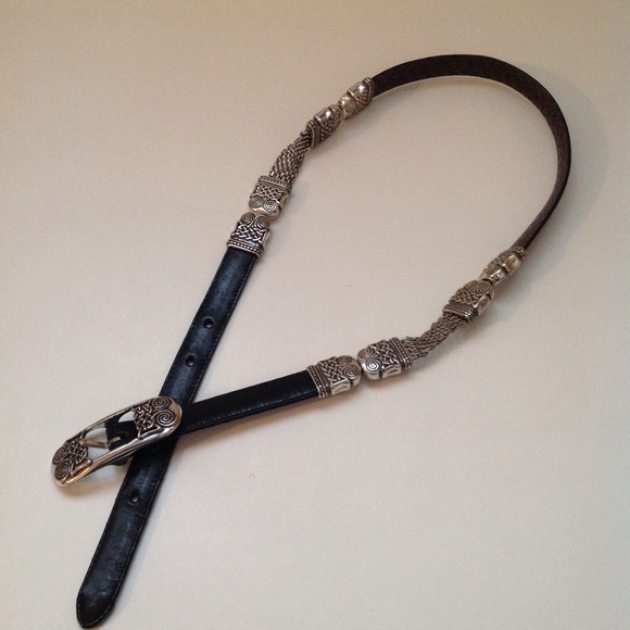 Brighton Black Brown Reversible Belt